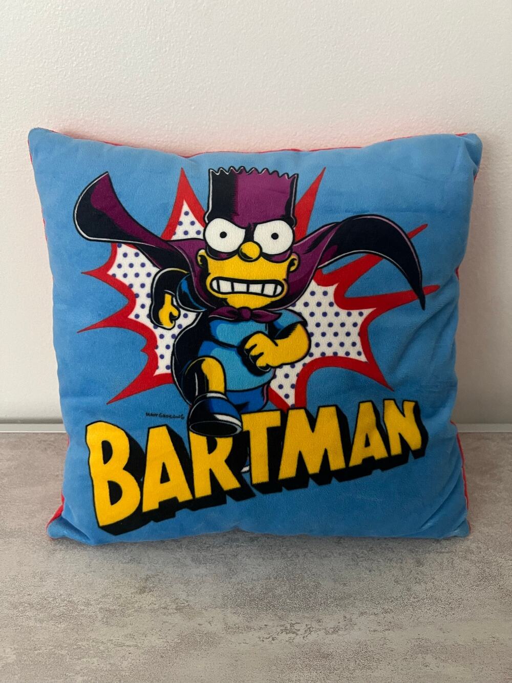 Universal Studios The Simpsons Bart Simpson Toy Factory 10" Throw Pillow